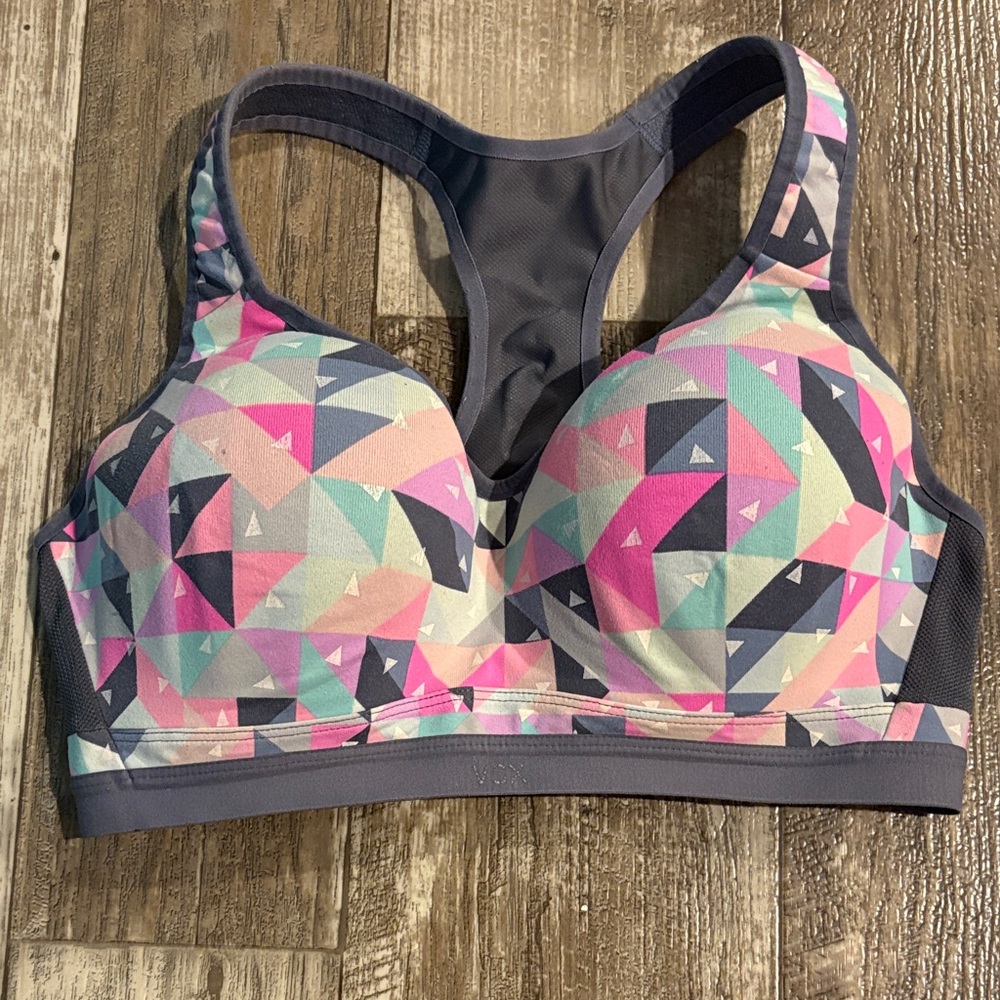 VSX Multicolor Geometric Sports Bra